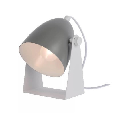 Φωτιστικό γραφείου 21cm με γκρι κινούμενη καμπάνα