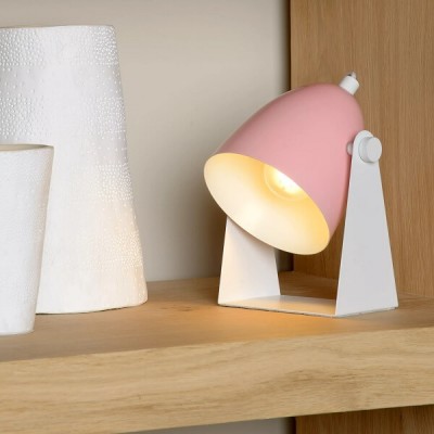 Φωτιστικό γραφείου 21cm με ροζ κινούμενη καμπάνα