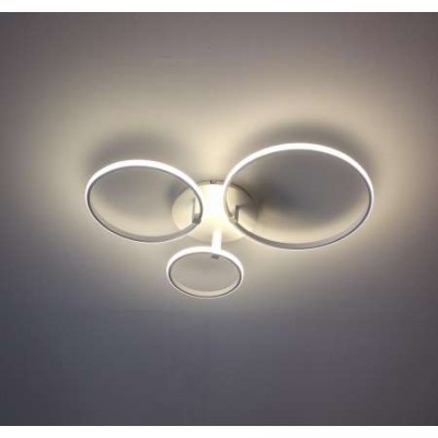Φωτιστικό οροφής κύκλοι Φ25-35-45cm LED CCT τηλεχειριζόμενο 