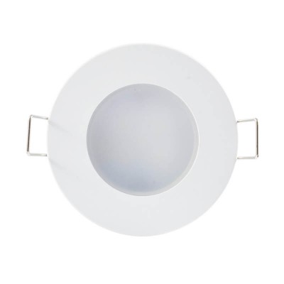 Λευκό χωνευτό σποτ Ø10.5cm με τρύπα κοπής Ø8.5cm LED 8W