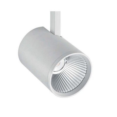 Σποτ ράγας  λευκός τριφασικός κύλινδρος LED 35W 6500K Φ100mm