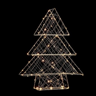 Μεταλλικό 3D χριστουγεννιάτικο δέντρο LED 60cm