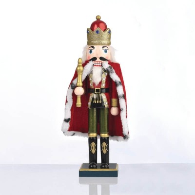 Χριστουγεννιάτικη φιγούρα βασιλιάς με σκήπτρο 30cm
