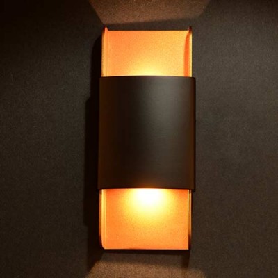 Φωτιστικό τοίχου LED 11x25cm χρυσό-μαύρο